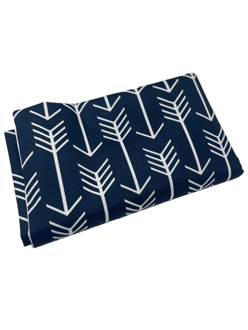 Premier Prints Arrow Fabric Navy White 2.89+ Yards 57” Wide USA New
